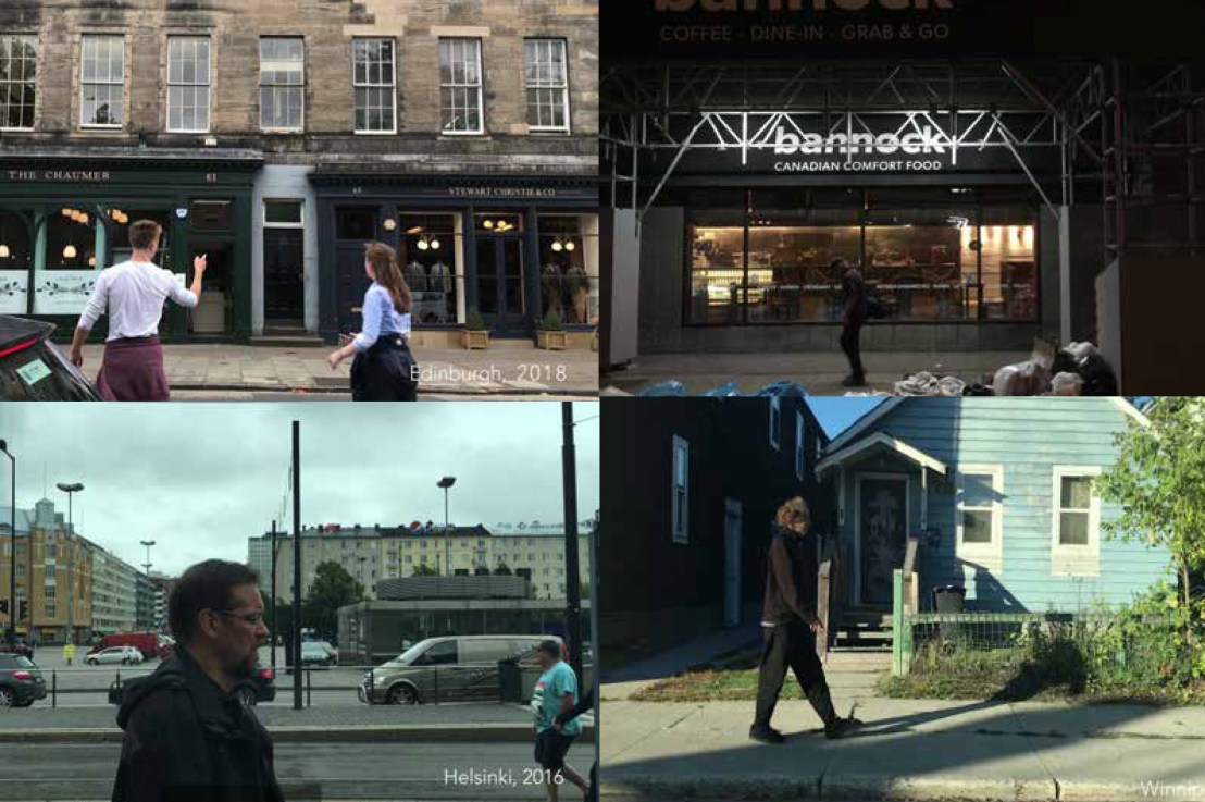 (A display of) Wandering stories