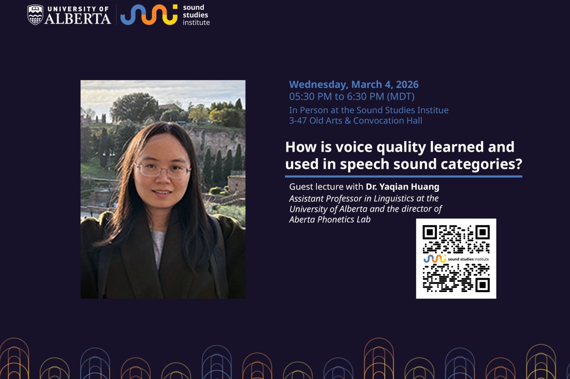 Guest lecture with Dr. Yaqian Huang