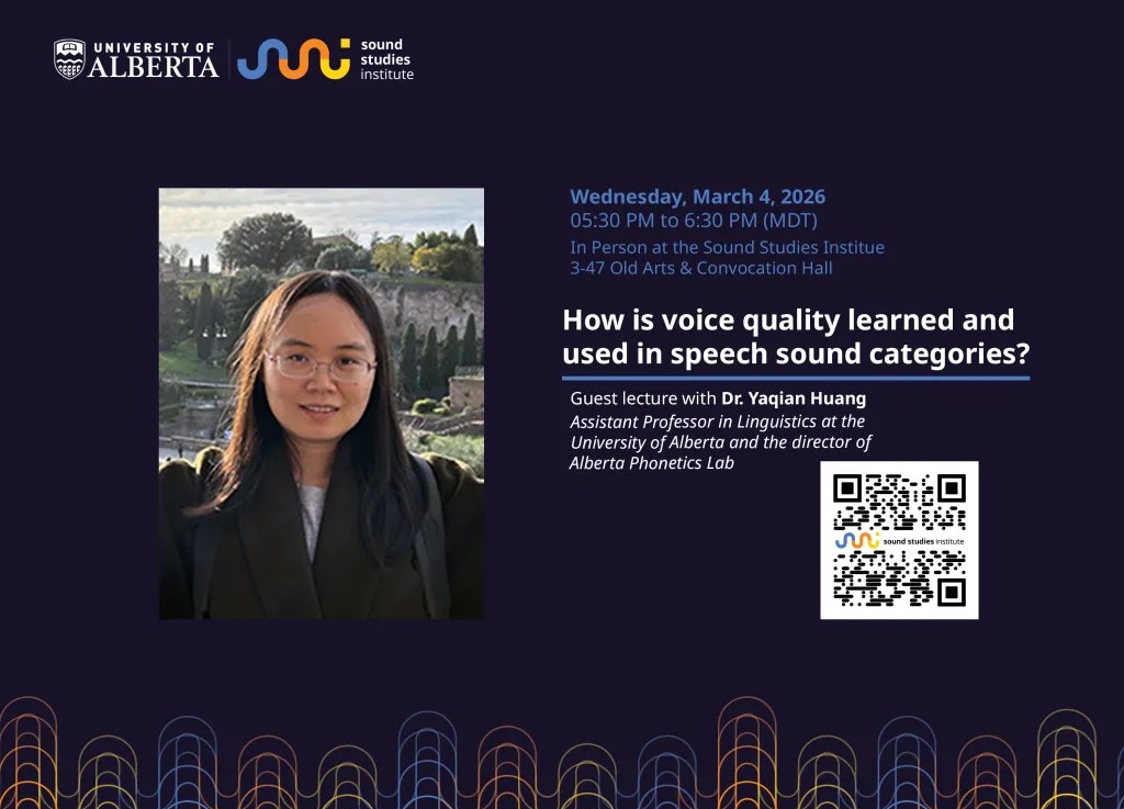 Guest lecture with Dr. Yaqian Huang